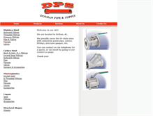 Tablet Screenshot of dothanpipeandsupply.com